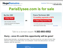 Tablet Screenshot of pariselysee.com